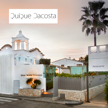 Copa de champagne en Restaurante Quique Dacosta