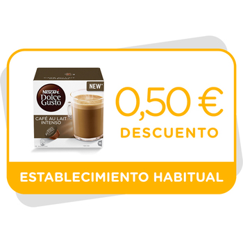 Descuento de 0,5 EUR en Café con leche intenso