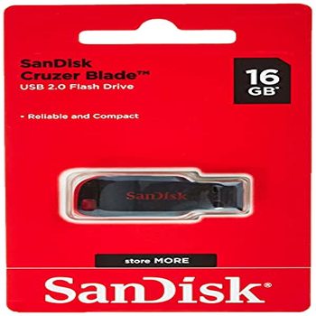 SanDisk Cruzer Blade - Memoria USB de 2.0 de 16 GB